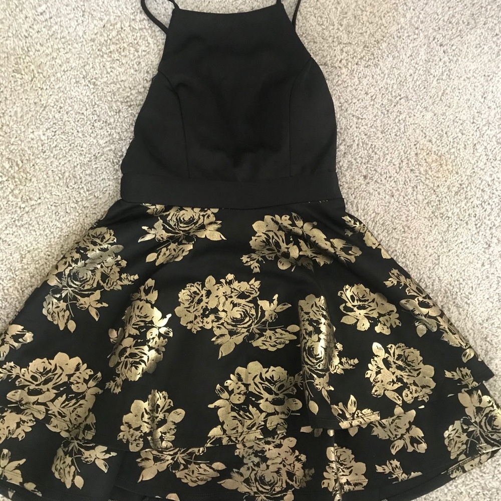 Francesca skater halter dress